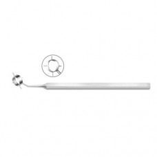 Kellen Capsulorrhexis Marker 6 mm Diameter Marking Ring With 2.5 mm Extensions Stainless Steel, 11.5 cm - 4 1/2"